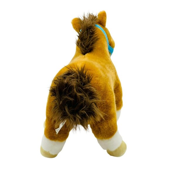 Commonwealth Pony Horse Brown Plush Blue Bridle 2006 Stuffed Animal 10 inch - Picture 4 of 7